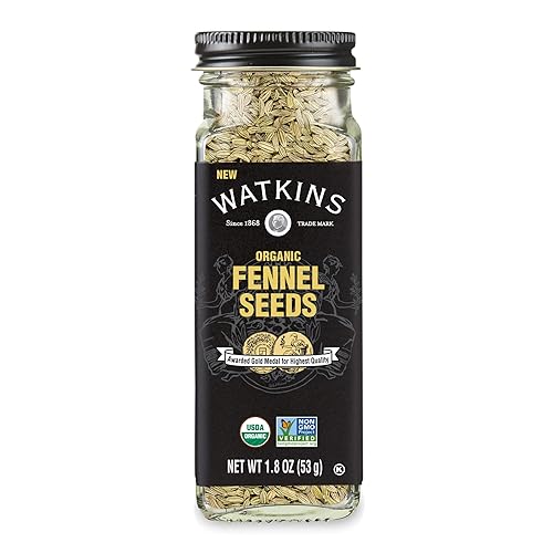 Watkins Semillas de hinojo orgánico, 1.8 onzas, paquete de 3