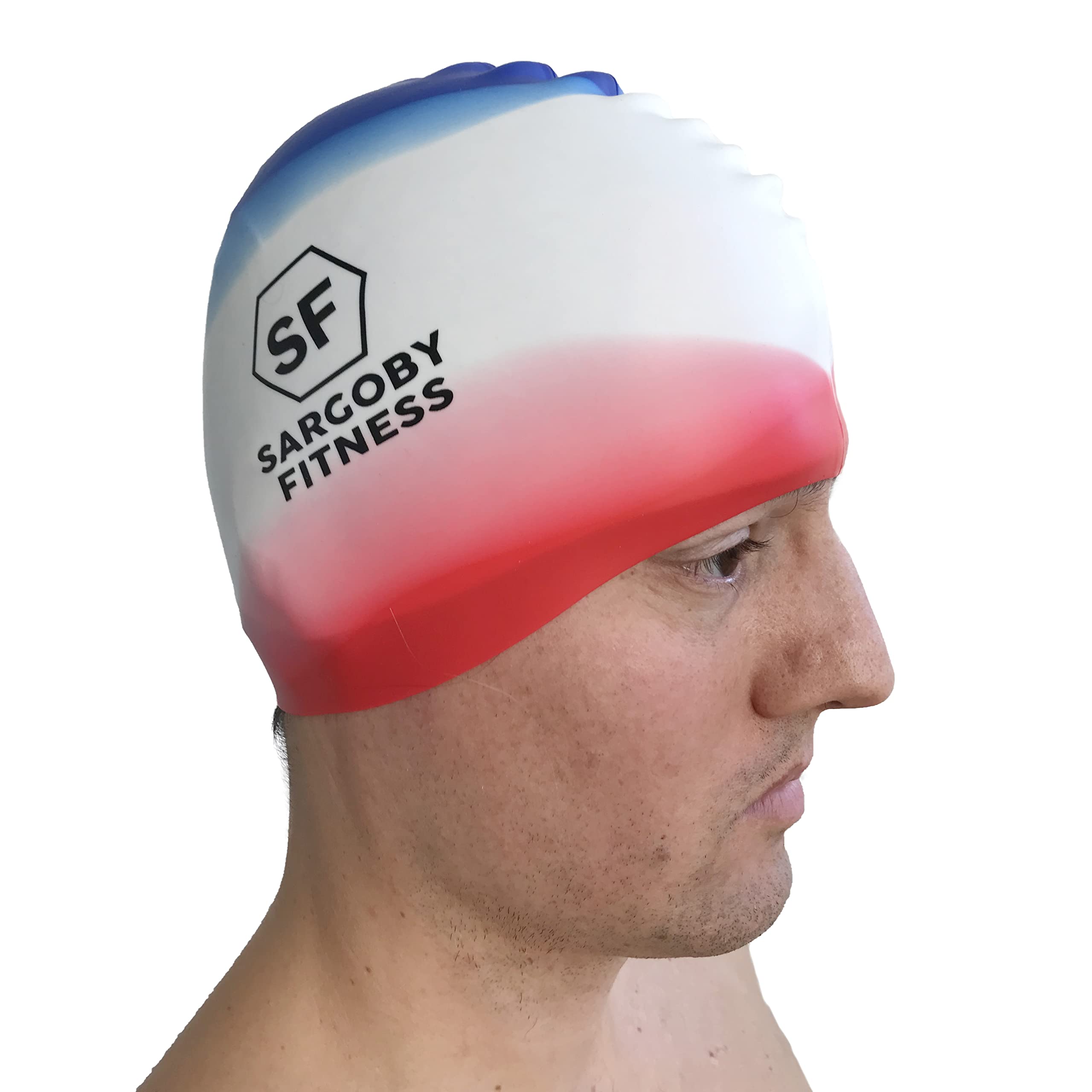 Gorros para Natacion Sargoby Fitness Negro tamaño estándar Diseñado para Nadadores de competición o Nadadores recreativos Que Buscan más Velocidad Gorro de natación Negro