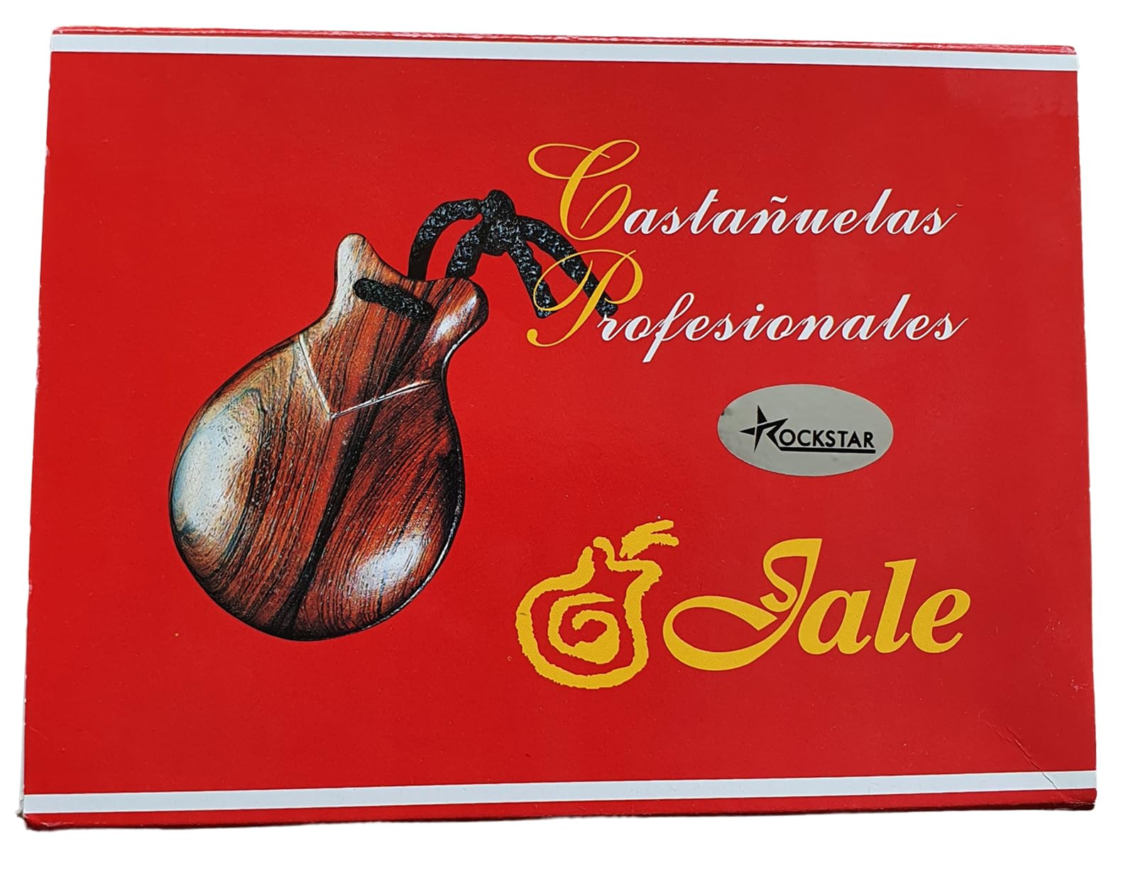 Castañuelas Mod JALE71-6 para Flamenco, Jotas y Danza en Fibra Especial Número 6 - Alta Resistencia y Ligereza - Hechas en España