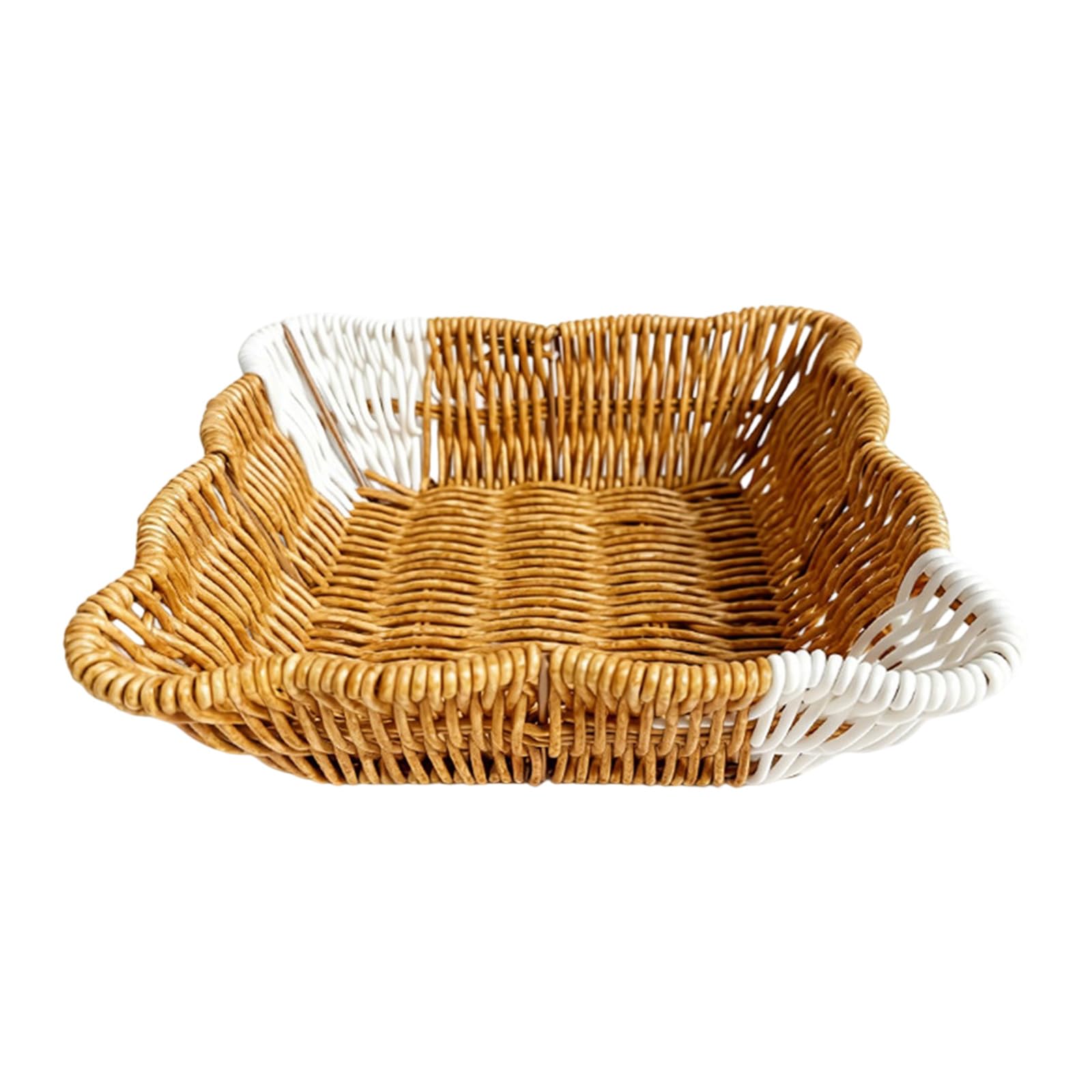 ZBIianxer Modern Tone Fruit Tray for Snacks Desserts Sturdy PP Dividers Easy PP Fruit Bowl
