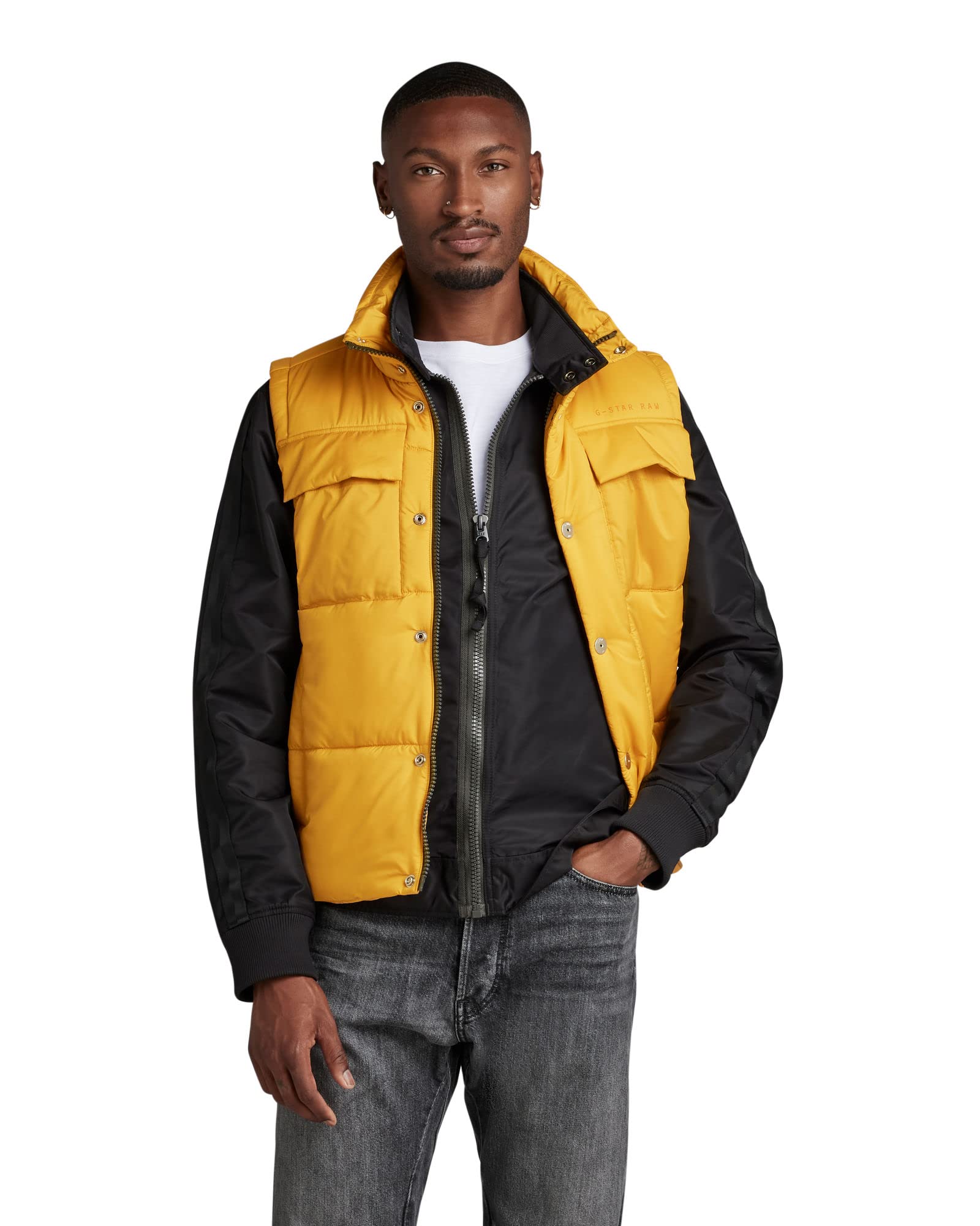 G-STARMen's Foundation Padded Vest Jacket