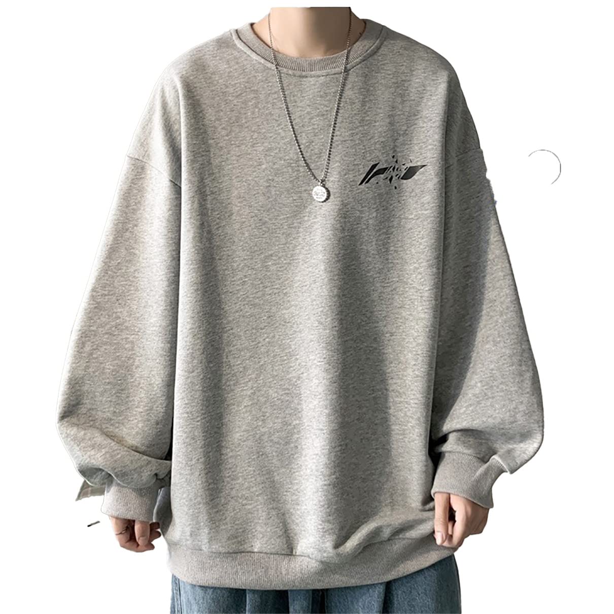 【58%OFF】【999円】 Zon Smaids メンズ ロゴ スウェット トレーナー