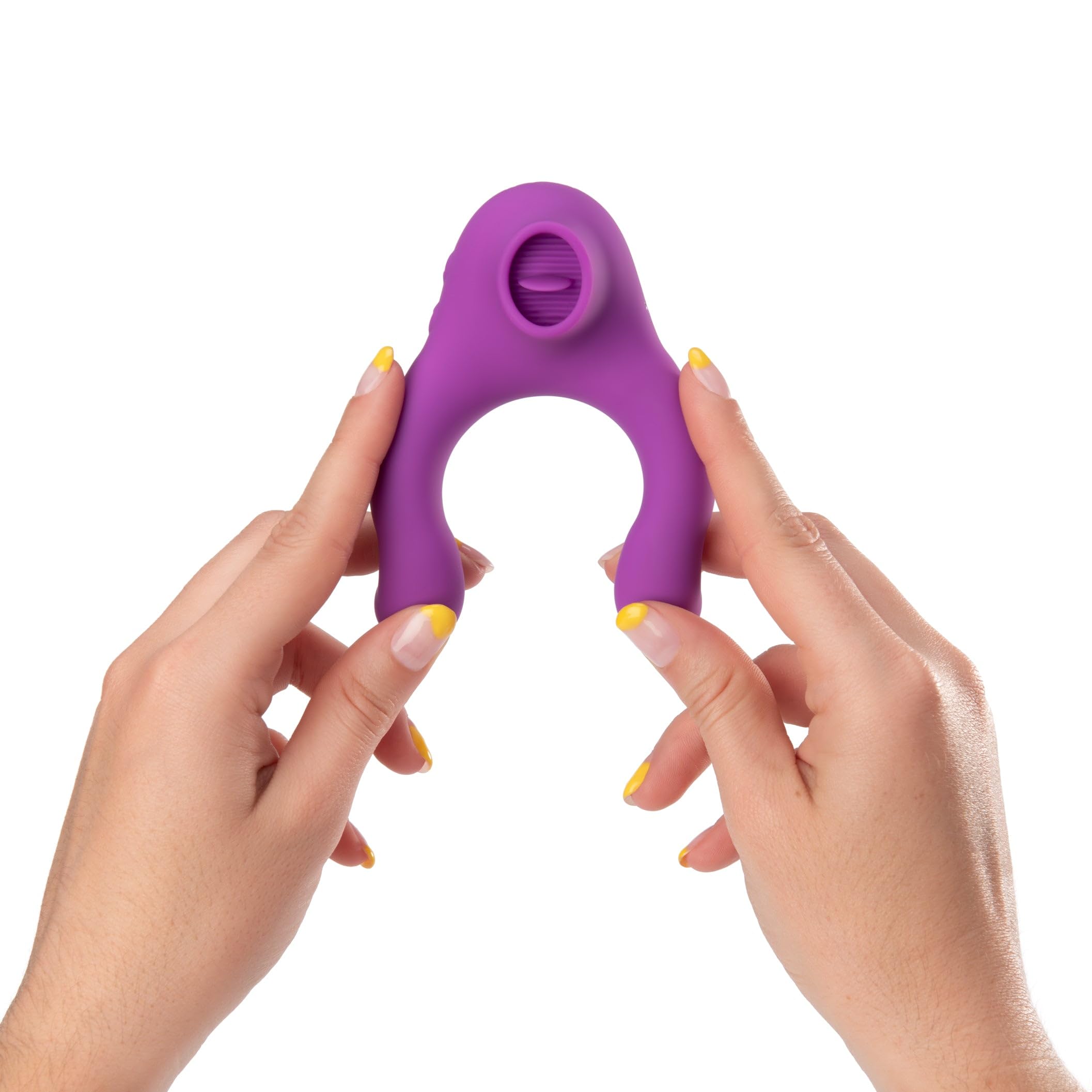 Platanomelón - Vibrador para Parejas con 9 Patrones de Vibración y Control Remoto, Juguete Erótico Sumergible y Recargable - Fenda Lila