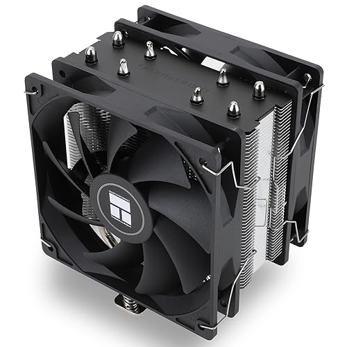 Thermalright Assassin X 120R SE Plus - Enfriador de CPU, tubos de calor de 0.157 x 0.236 in, velocidad de 1550 rpm, ventilador silencioso PWM
