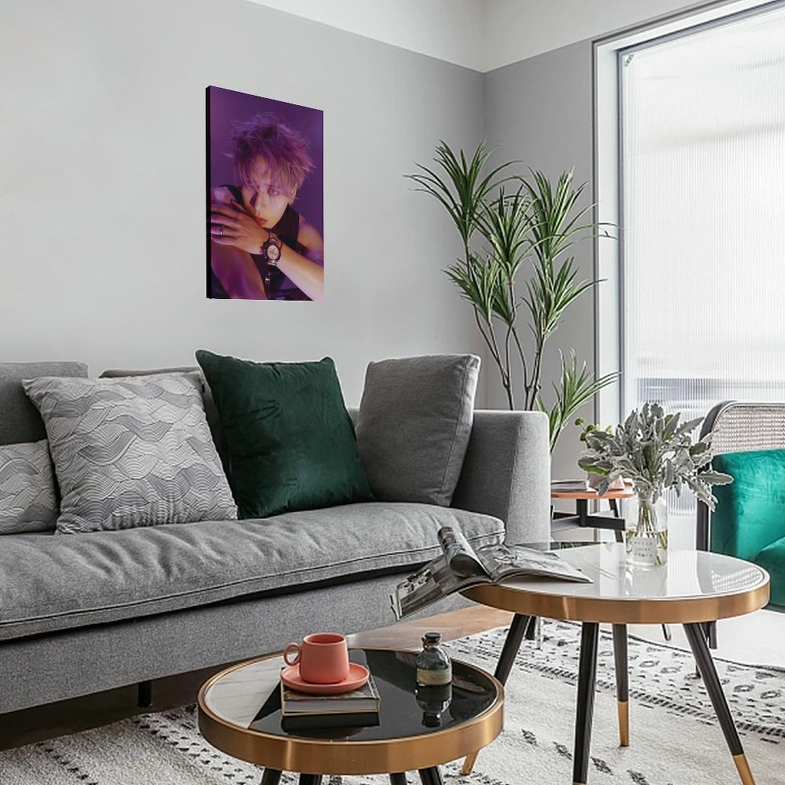 URABE Poster Sur Toile Ichael Jackson 4 - Décoration De Chabre à