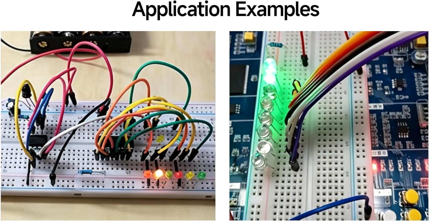 2PCS 830 Tie-Points +2PCS 400 Tie-Points Breadboard +130PCS Jumper Wires