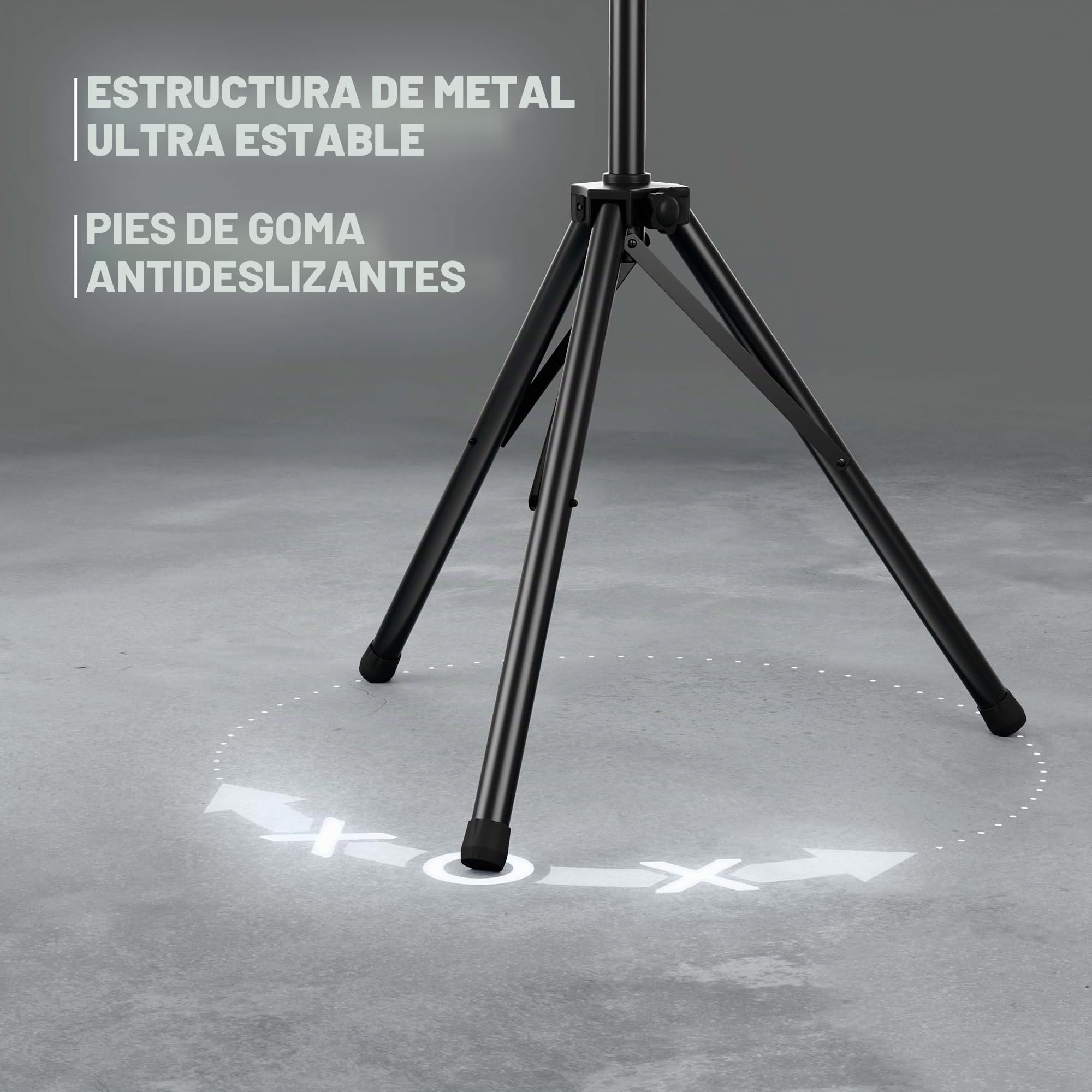 KOTO - Soporte Resistente para Dianas de Dardos de Sisal y Electrónicas | Negro, Diseño de Trípode, Plegable, Ancho de Base 90cm, Apto para Dianas de Sisal y Electrónicas, Peso 4kg, 3 Patas