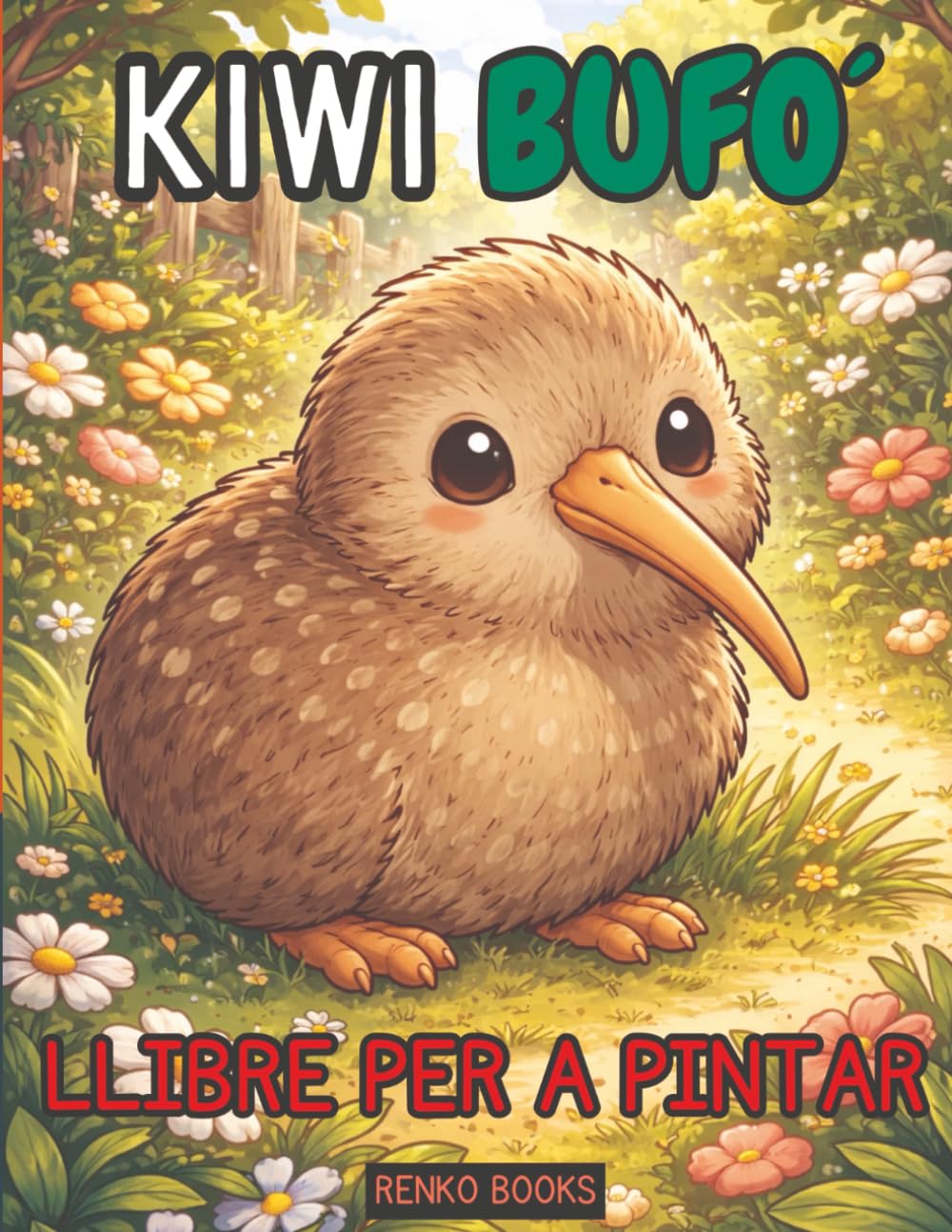 Llibre per pintar del kiwi: Explora la fauna autòctona de Nova Zelanda amb adorables i realistes escenes de kiwis per a infants, adolescents i ... nocturnes i art inspirat en la natura.