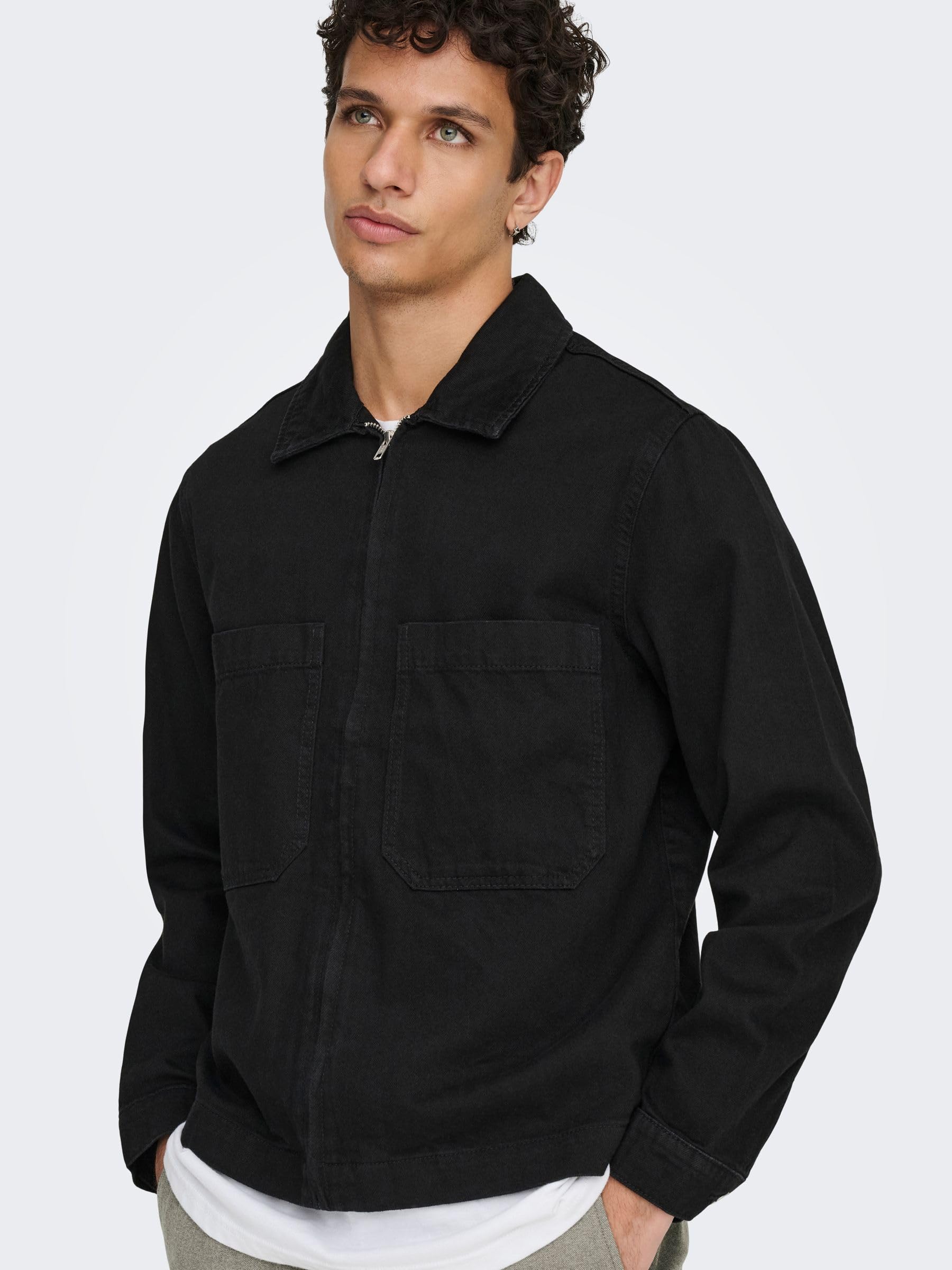 Only & Sons Onscassel 6039 Pim Box Dnm Jacket Noos Onscassel 6039 Pim Box Dnm Jacket Noos Hombre (Pack de 1)