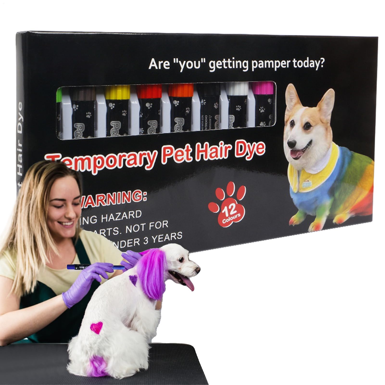 Dye capillaire pour chiens pour partager des moments de complicité lors des fêtes de costume