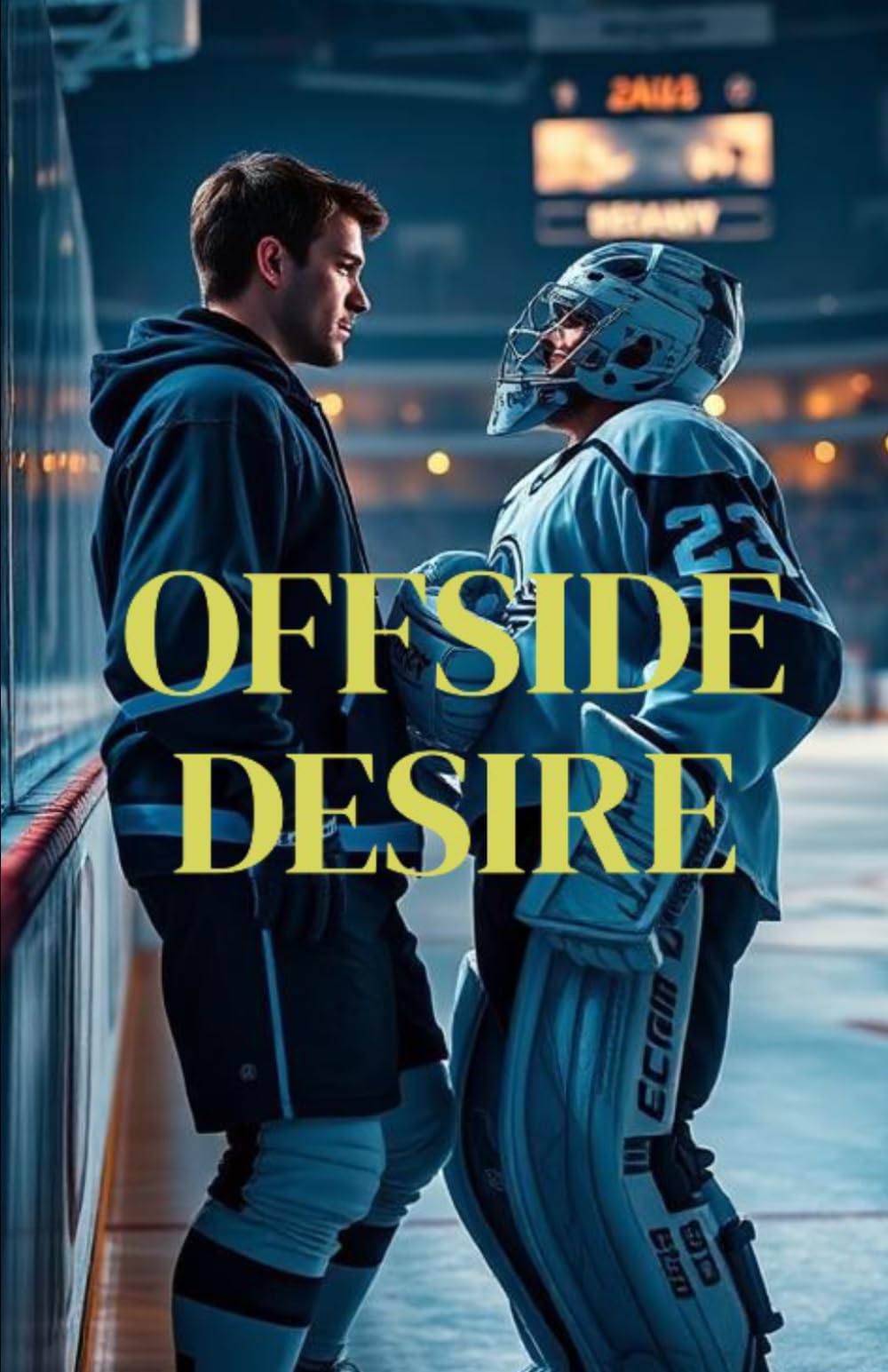 Offside Desire (MM Romance): A Best Friends to Lovers Hockey Romance About Late-Life Bisexual Awakening, Brotherhood, and the Risk of Choosing Love: 2 (Between the Lines)