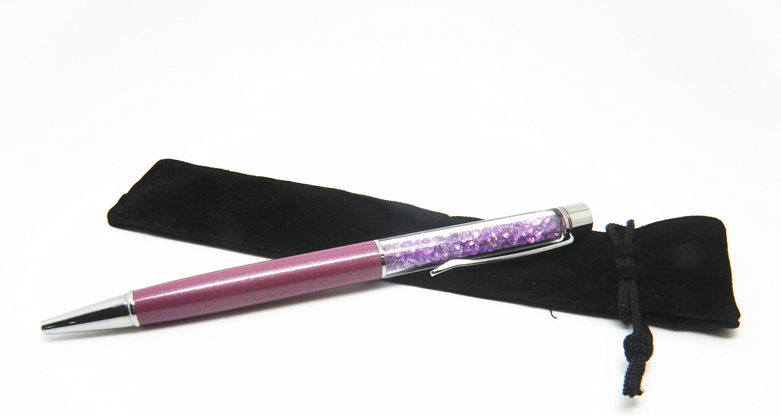 PURPLE Crystal Ballpoint Pen Filled With Swarovski Crystal Elements