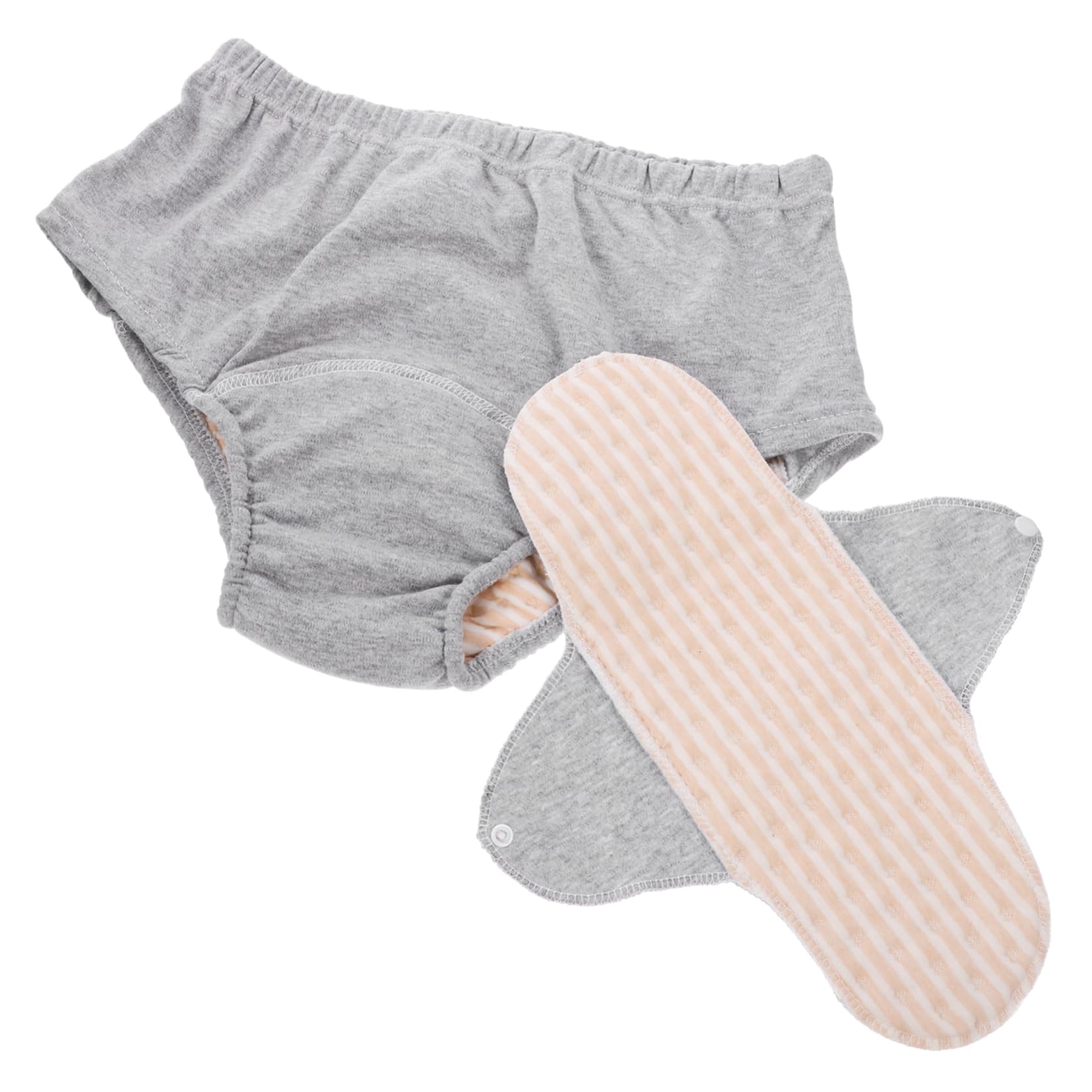 FOMIYES 4 Pezzi Pannolini Per Anziani Lavabili Riutilizzabili Biancheria Intima A Prova Di Perdite Biancheria Intima Per Adulti in Cotone Comodo Per Uomini E Donne