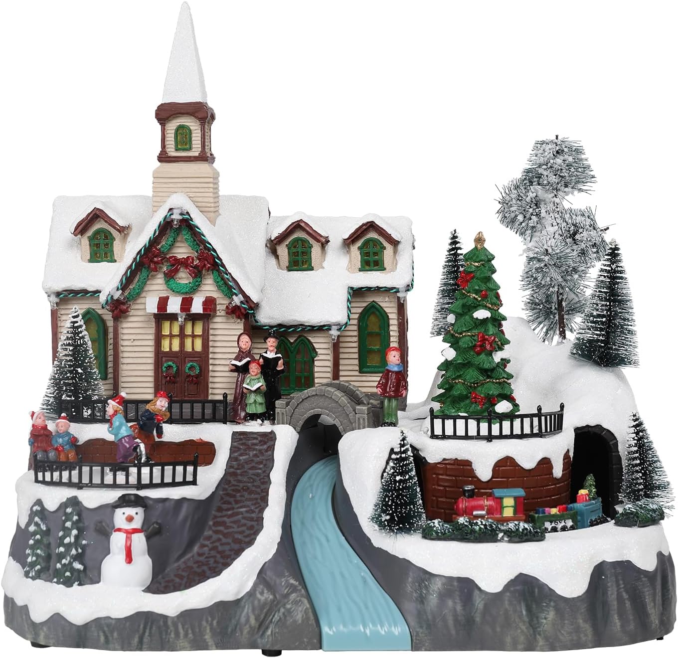 ライトアップされたクリスマスビレッジ、クリスマスビレッジ