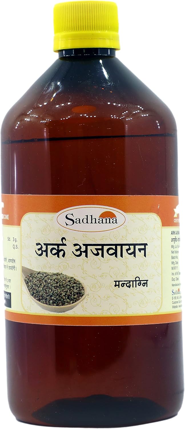 Sadhana Ayurvedics Ark Ajwain syrup450 ml (Pack of 3) Amazon.in