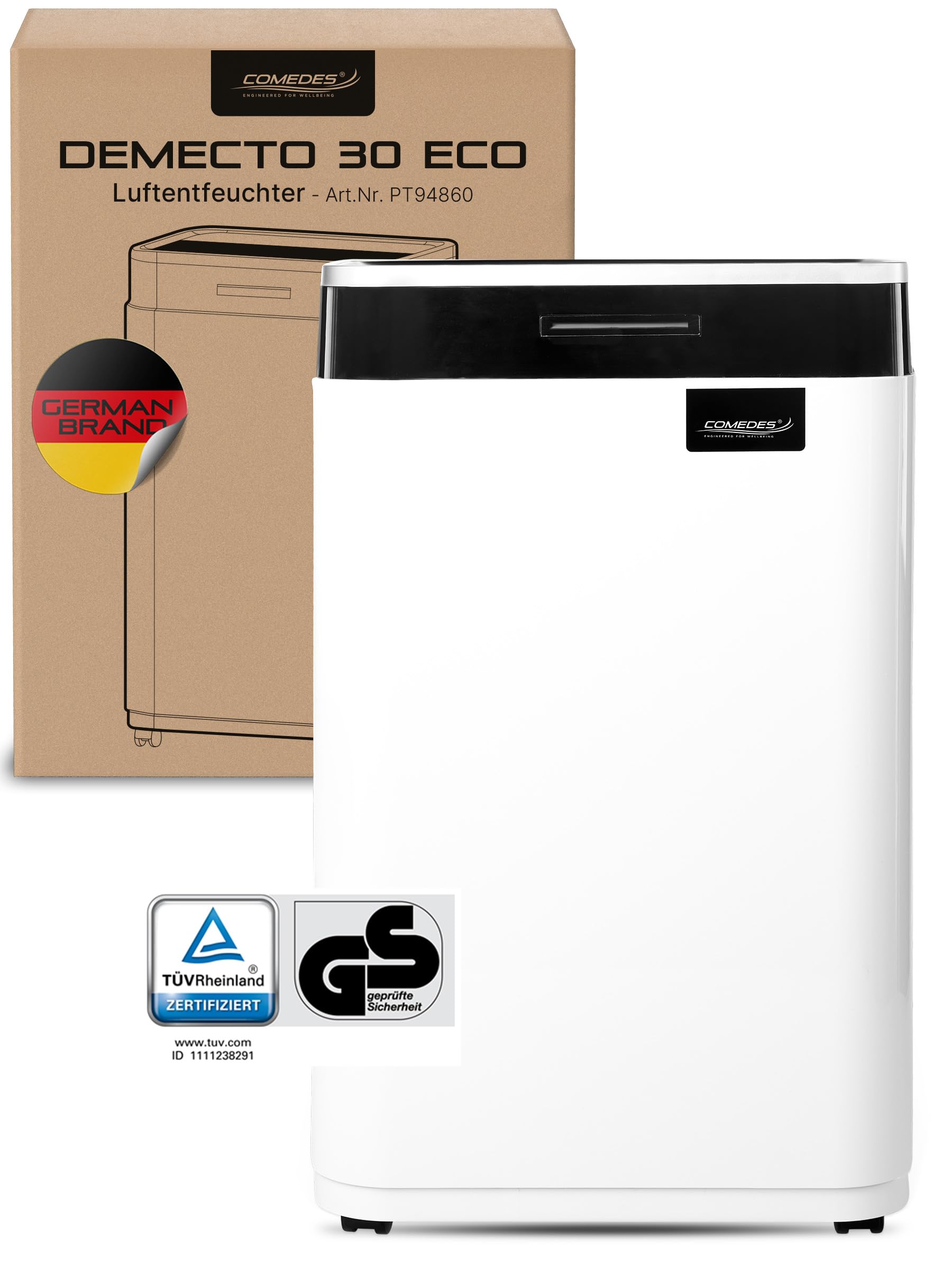 Comedes Demecto 30 Eco - Luftentfeuchter Comedes Demecto 30 eco – Luftentfeuchter Bautrockner (max. 25 Liter