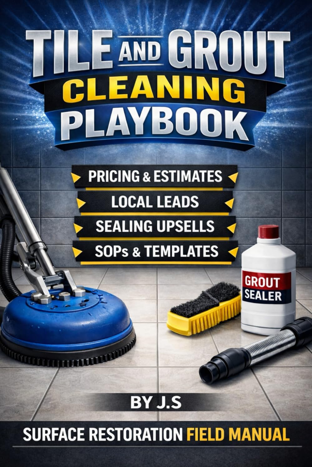 Tile and Grout Cleaning Playbook: Surface Restoration Field Manual: Pricing, Estimates, Local Leads, Sealing Upsells, SOPs, Templates