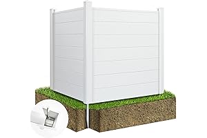 Reliable Outdoor Privacy Fence Panels for AC Units, Trash Cans, and Pool Equipment