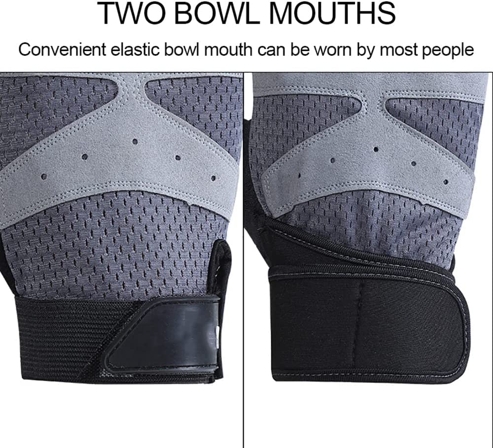 Guantes Deportivos de Medio Dedo, Transpirables, Antideslizantes, para Gimnasio, Levantamiento de Pesas, muñequera, Mancuernas, Entrenamiento, Ejercicio, Ciclismo