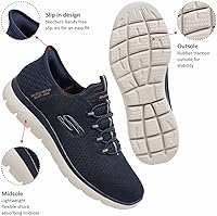 Vista 3 de Skechers Tenis de alta gama Summits para hombre con manos libres