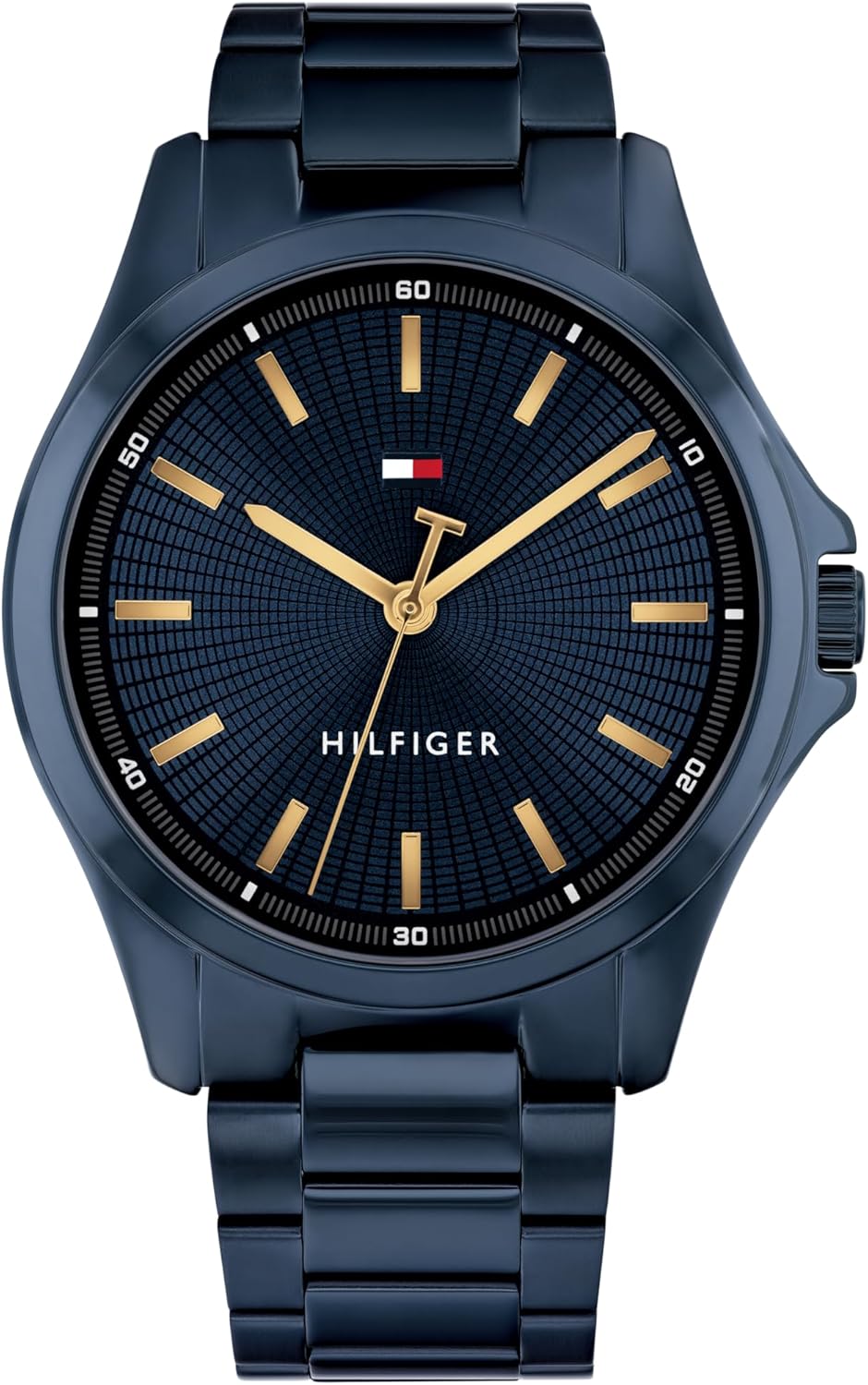 Tommy Hilfiger Men’s Quartz Watch - Blue Bracelet - Water Resistant up to 30m - Versatile, Sophisticated Timepiece - Gift for Him 42mm