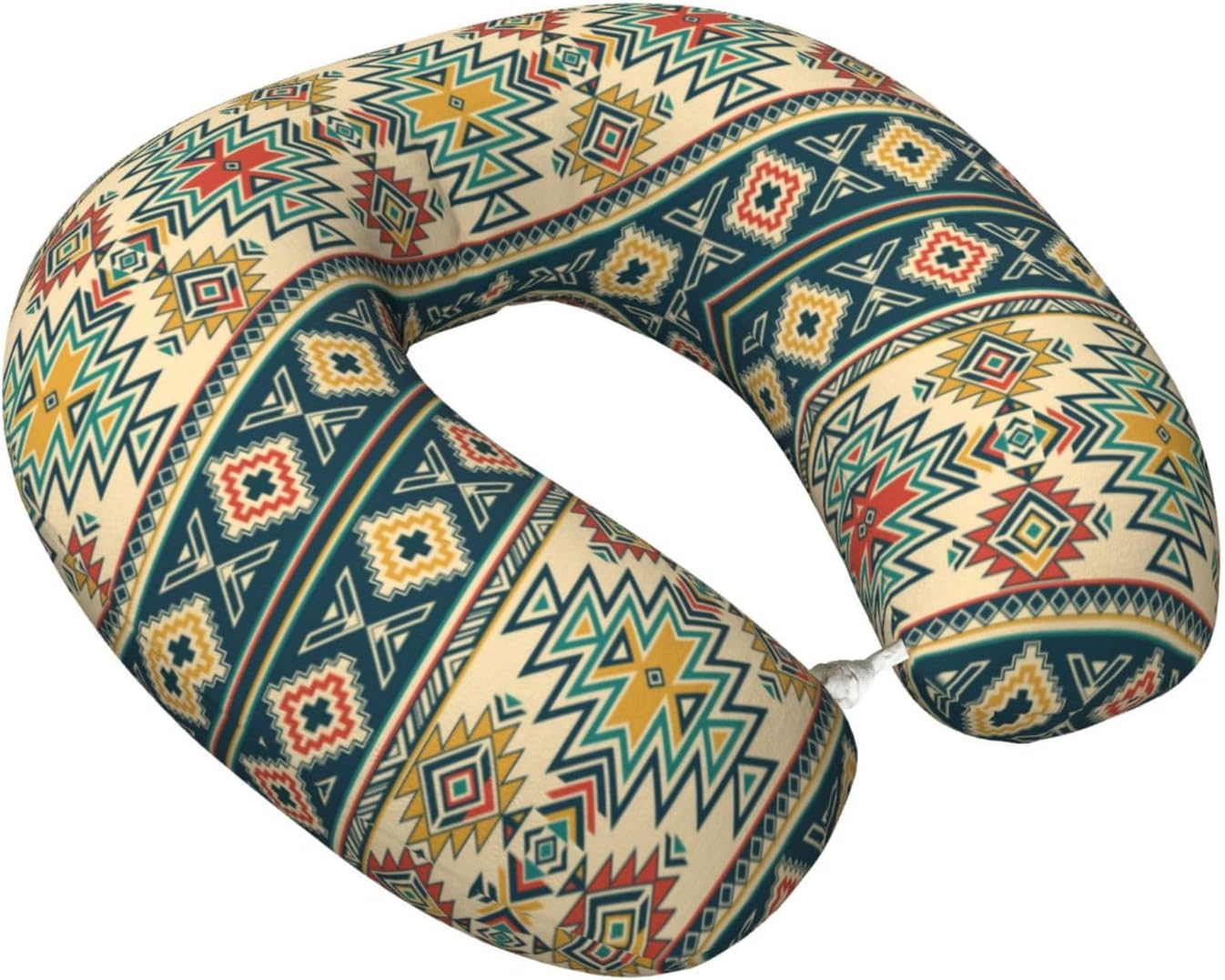 Traditional Tribal Aztec1 Travel Pillow Memory Foam Neck Pillow, Travel Essentials Airplane Pillow, Neck Pillow for Traveling/Sleeping, Travel Accessories for Women Men
