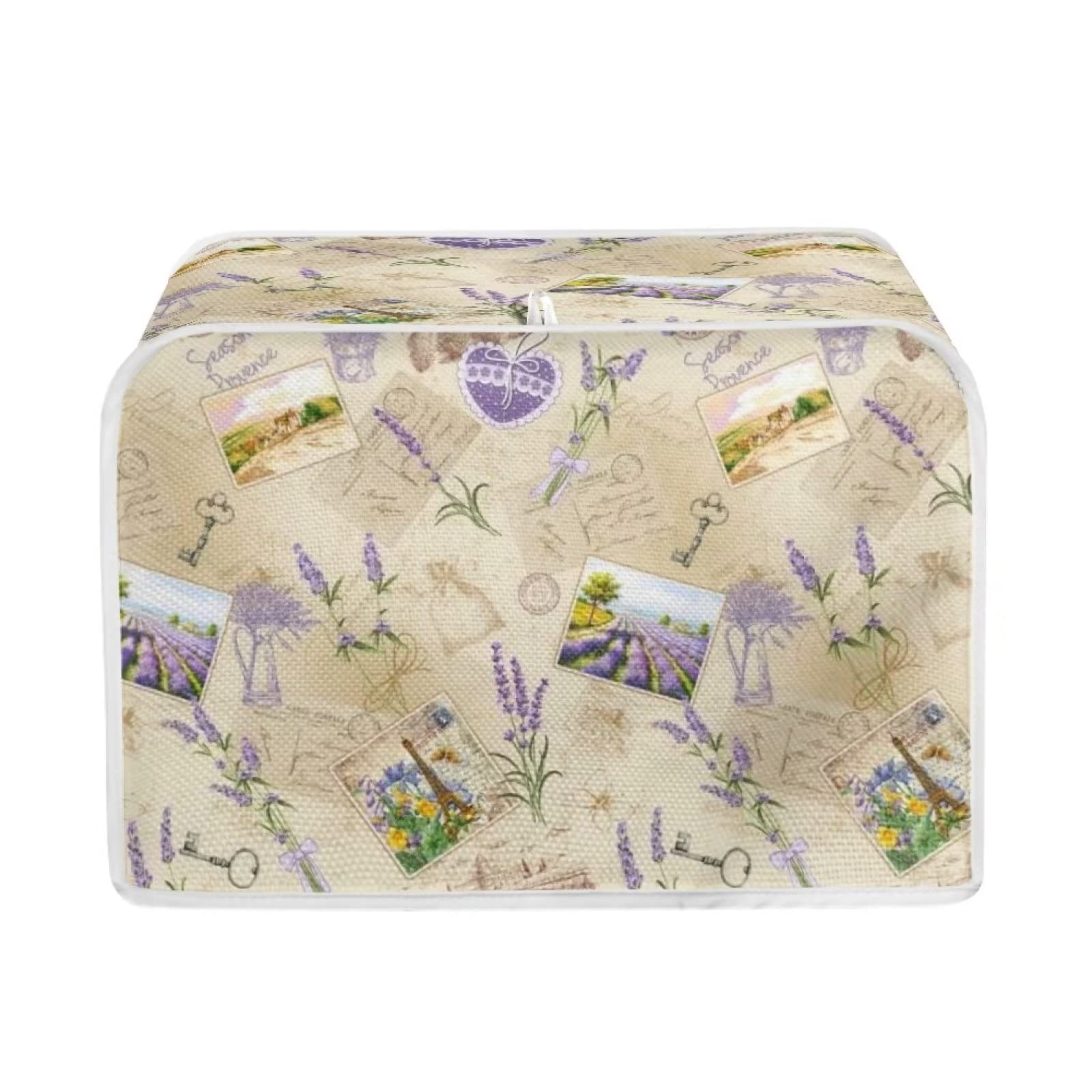 Copertura Antipolvere Per Tostapane - Taglia S, Con Maniglie E Stampa Fiore, Morbido Tessuto Poliestere - Foto 5