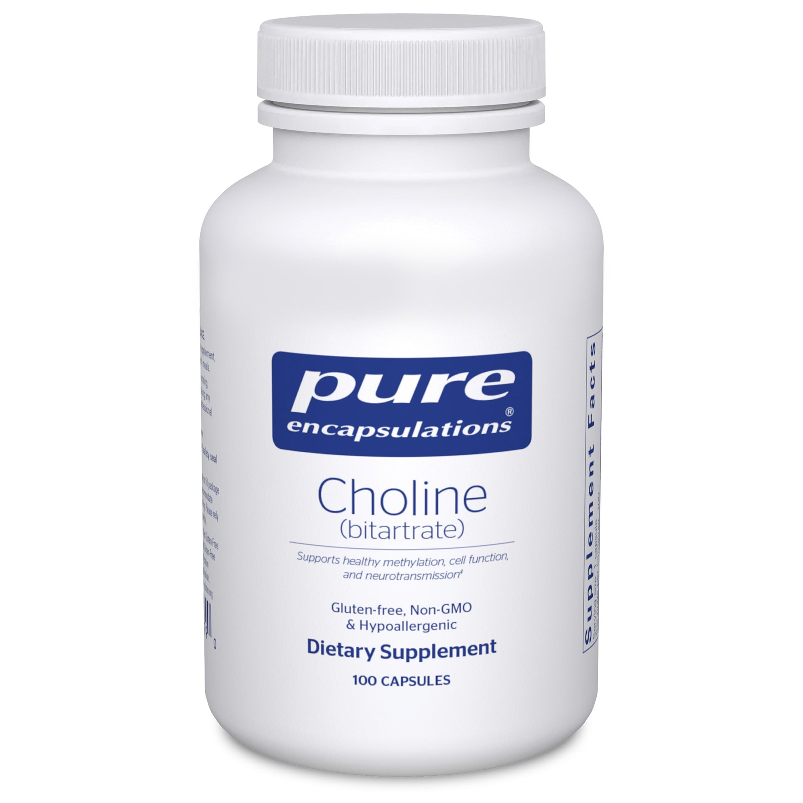 Pure Encapsulations Choline Bitartrate