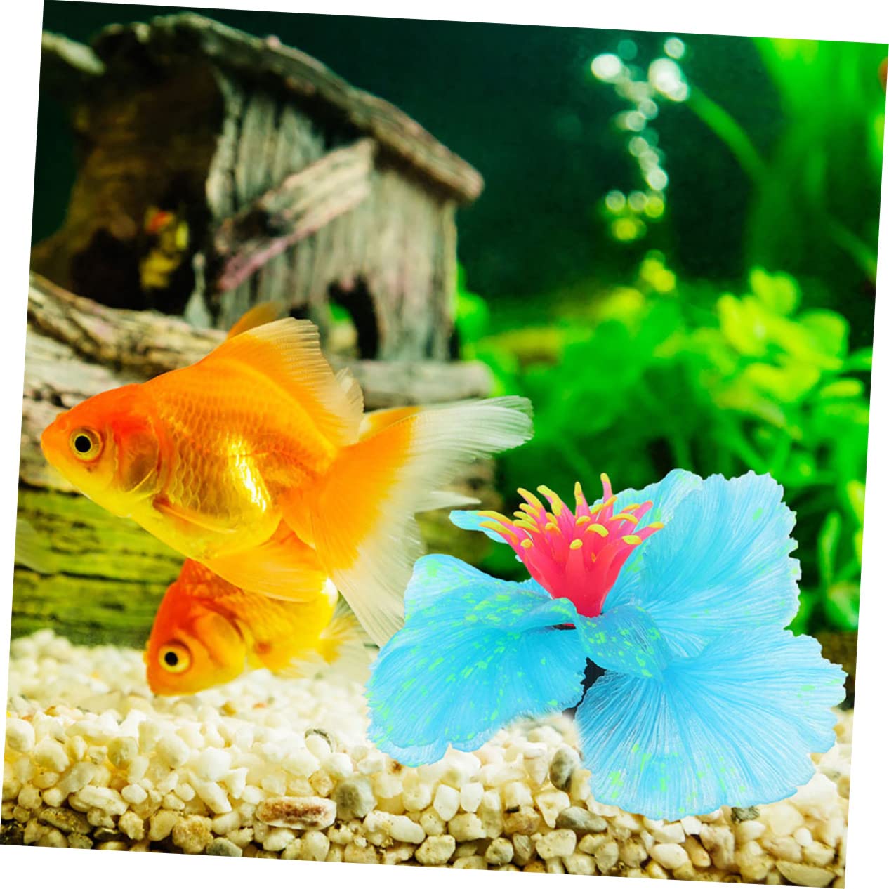 BESPORTBLE 4stücke Kunstpflanzen Für Aquarien Dekorative Wasserpflanzen Langlebig Und Pflegeleicht Für Fischbecken Und Desktop-Dekoration Schaffen Eine Natürliche Unterwasserlandschaft