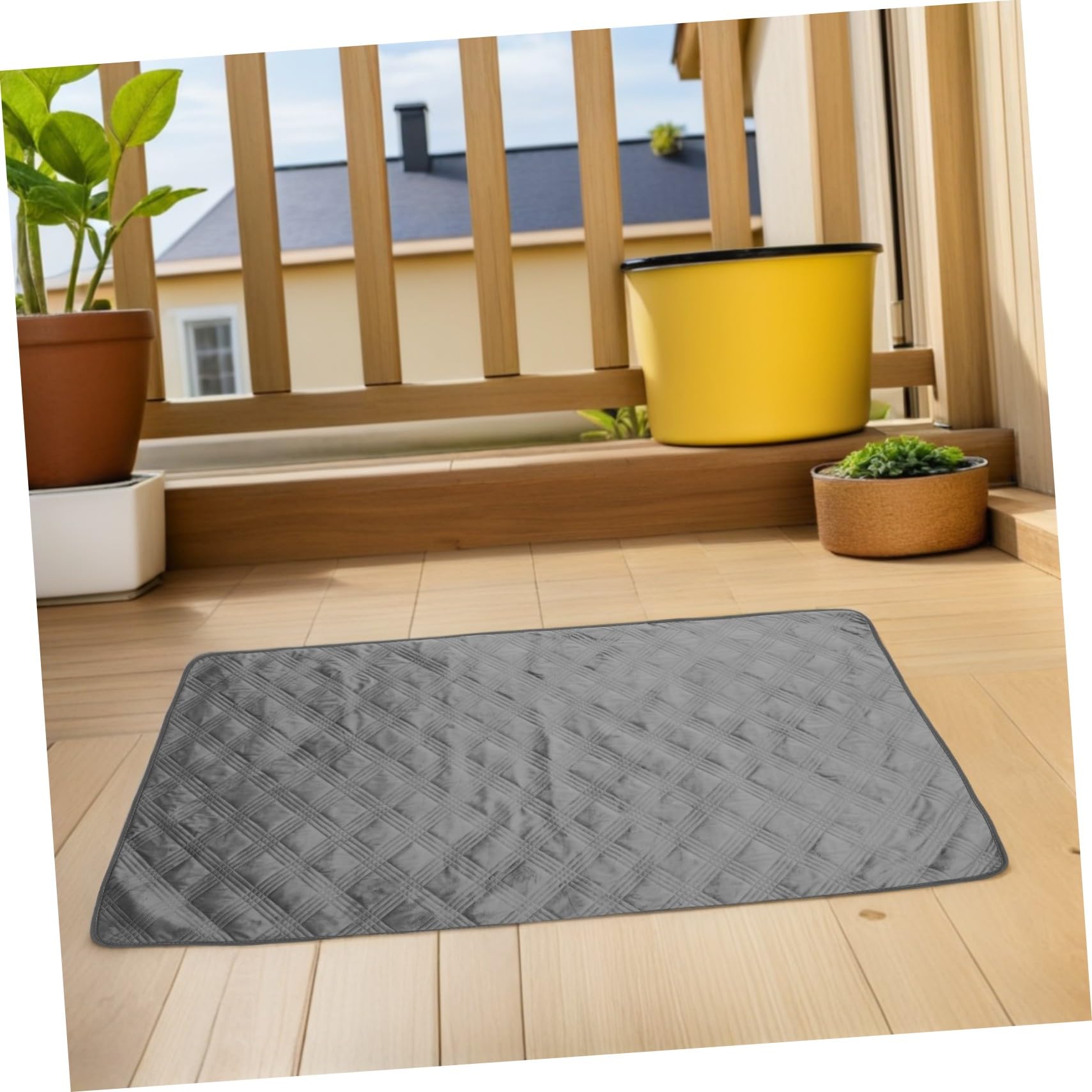 WOONEKY Couverture Imperméable pour Chien Protection Canapé Résistante à Usure Antidérapante et Lavable Tapis de Lit Étanche pour Animaux Entretien Facile