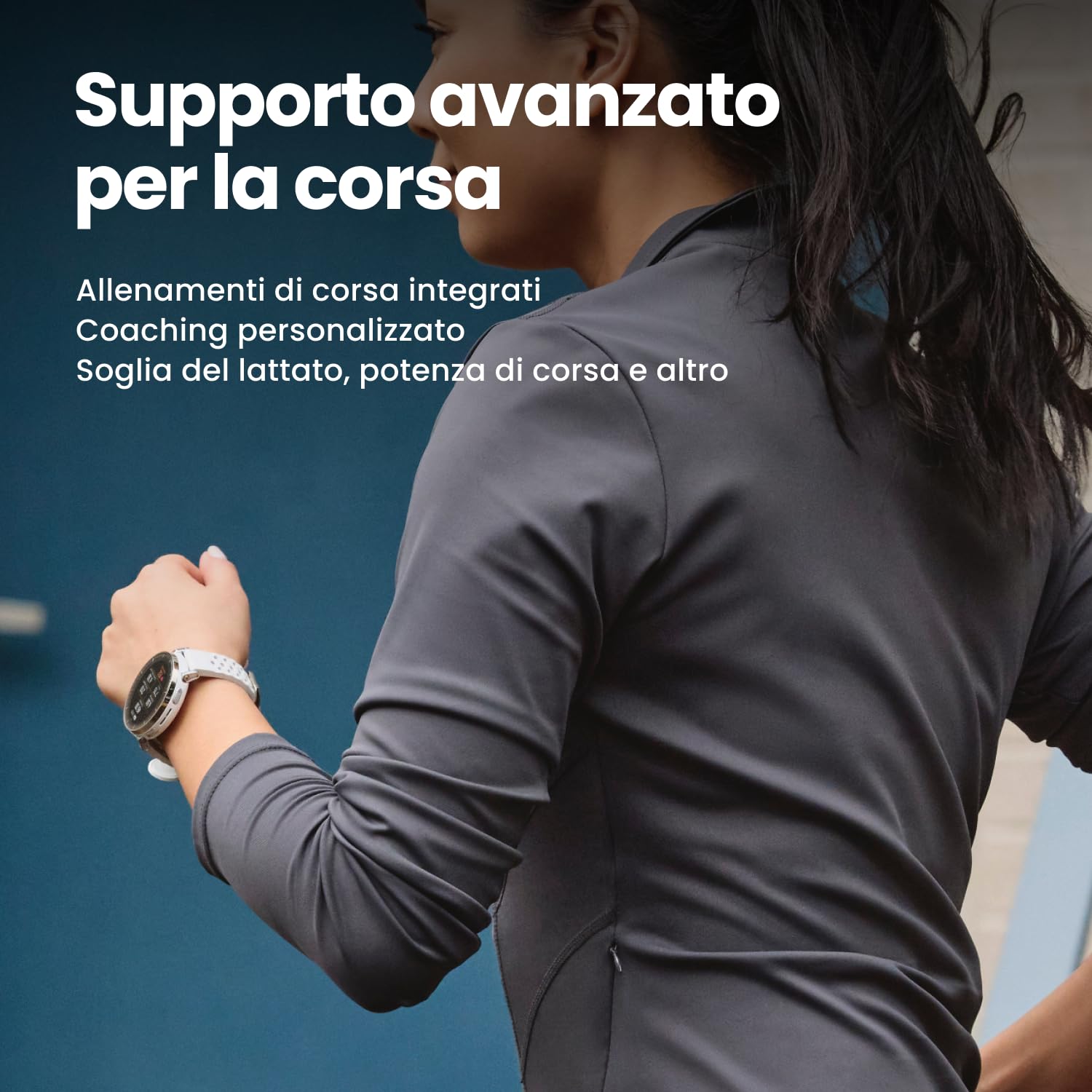 Amazfit Active 3 Premium 45mm Smartwatch GPS Running, AMOLED 1,32” Vetro Zaffiro, Batteria 12gg, 4GB, NFC, Mappe Offline, 170+ sport, 5 ATM, Cardiofrequenzimetro e Fitness Tracker per Android e iPhone