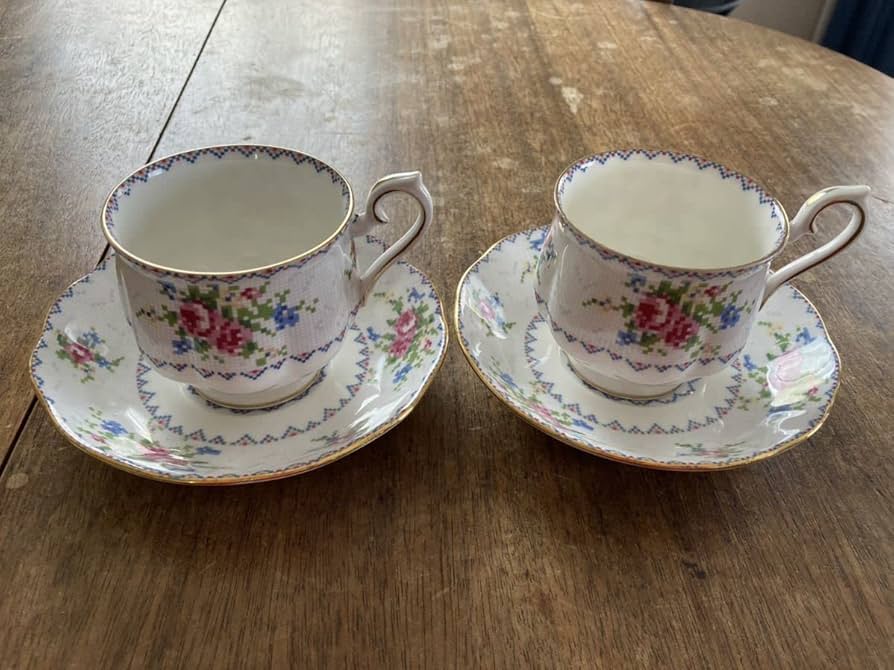 Amazon | ROYAL ALBERT ロイヤルアルバート プチポワン 刺繍柄