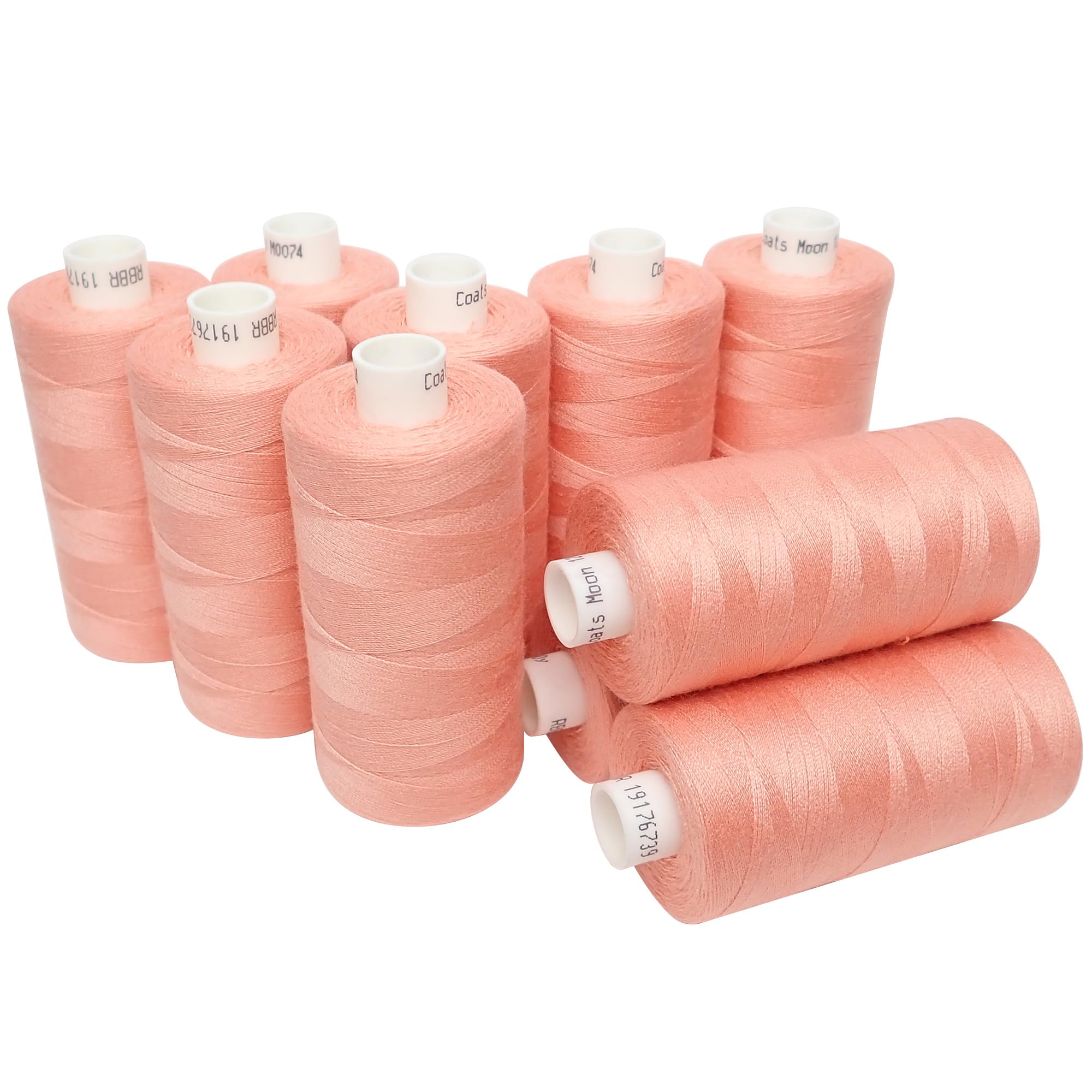 Moon Thread M007410 Peach Spun Polyester Sewing Thread - 1000M
