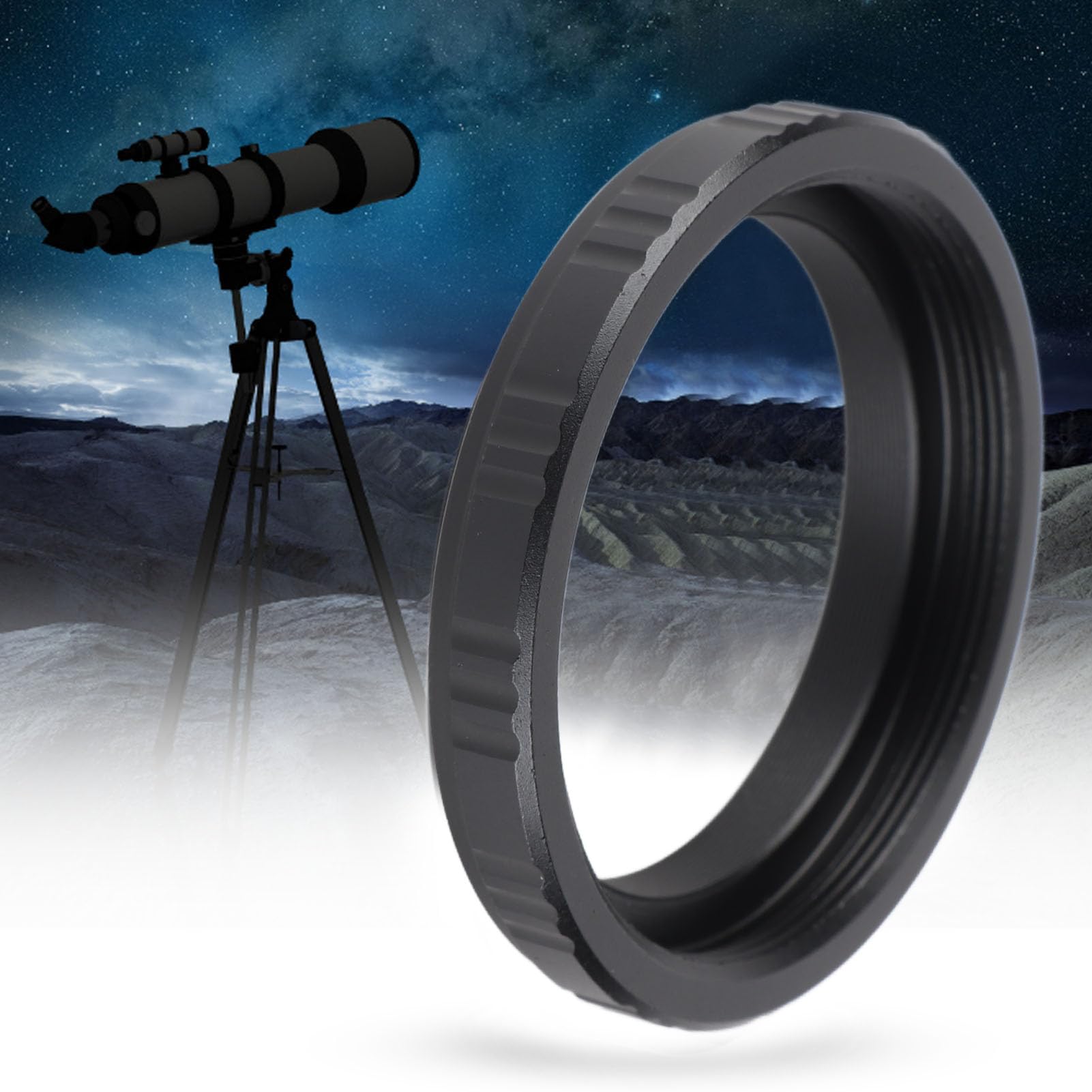 Sunicon Adapter Ring, Female to M48x0.75 Male Thread T Ring Adapter Telescope Converter Threads Conversion Adaptor for Camera