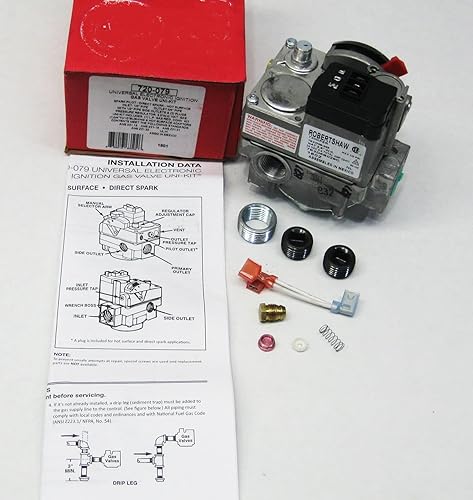 720-079 para horno Robertshaw Válvula de gas de encendido electrónico
