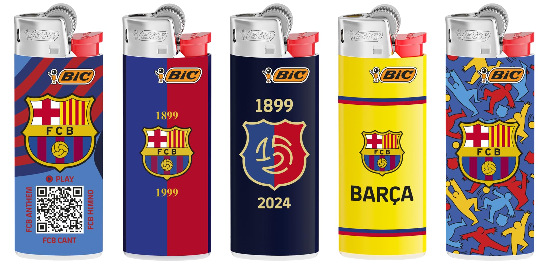 BIC Mini encendedores FC Barcelona Serie B 50 sztuk