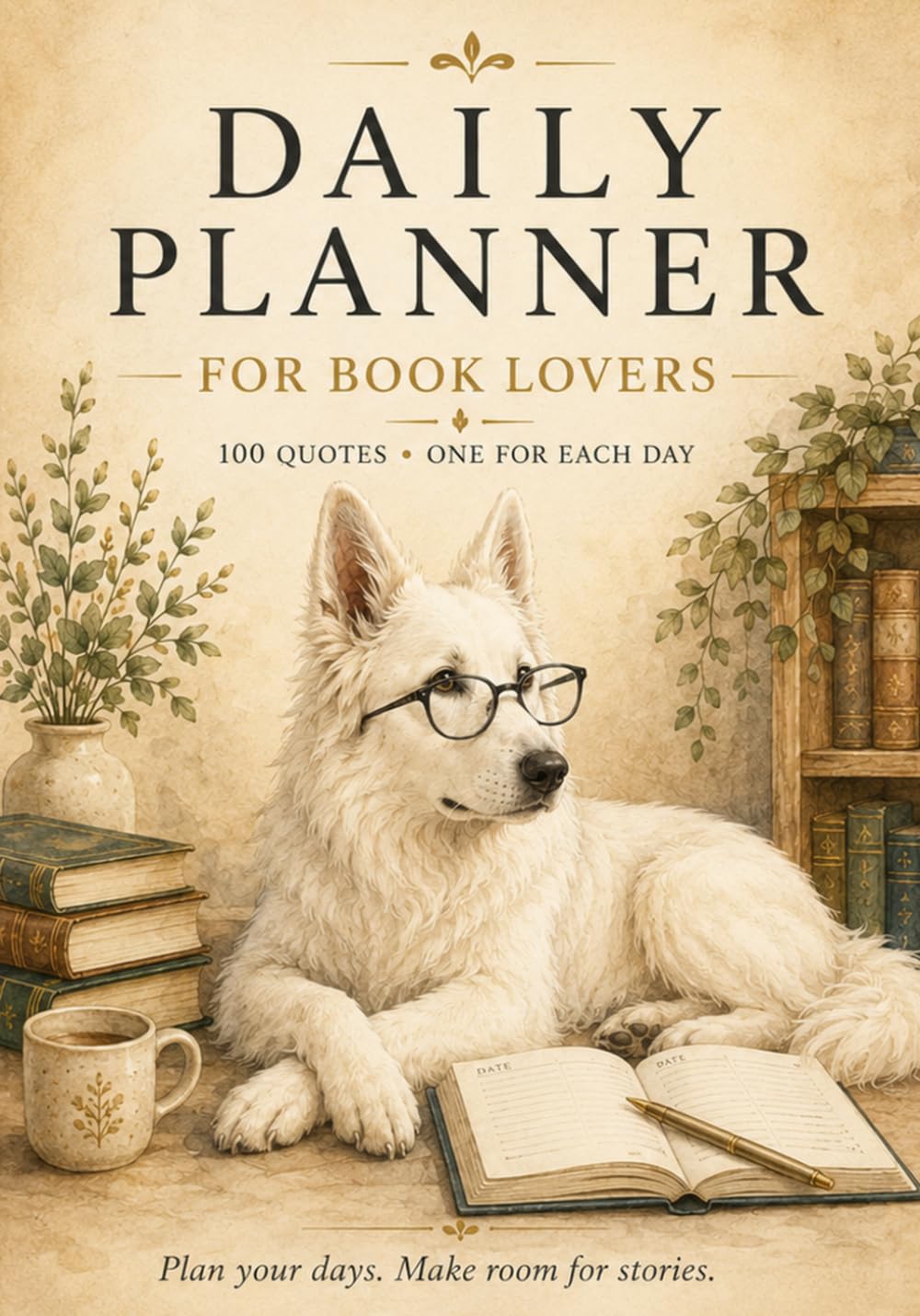 The Book Lover’s 100-Day Daily Planner: Undated Pages for Goals, Productivity, Gratitude and Reflection