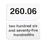 Vista 5 de Learning Advantage 8658 Tarjetas didácticas decimales