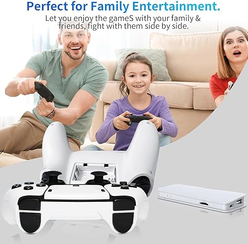 Miniatura 3 de Consola de juegos portátil retro inalámbrica, más de 20,000 videojuegos retro enchufar y usar, con 23 simuladores clásicos, salida HDMI 4K HD y