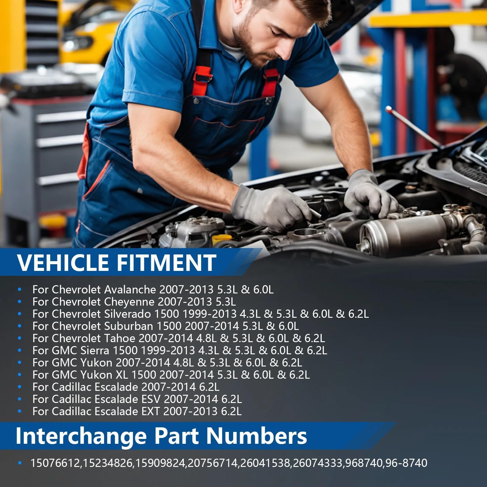 Do chevroleta Silverado Avalanche 1500 Do cadillaca Do hummera