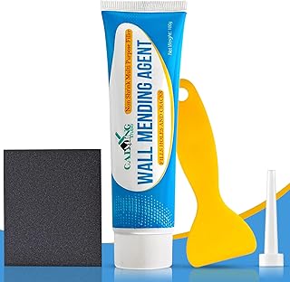 Wandreparaturcreme Spachtelmasse Weiß – Reparaturset für Löcher, Risse & Kratzer – Selbstklebendes Trockenbau-Patch, Ungiftig, Schnelltrocknend, 100g