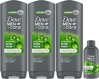 Dove Men+Care Body + Face Wash, Extra Fresh 3...