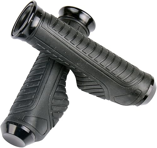 Miniatura 2 de Agarraderas de gel para manillar negro con tapa negra compatible con Ducati Multistrada 1200 2011