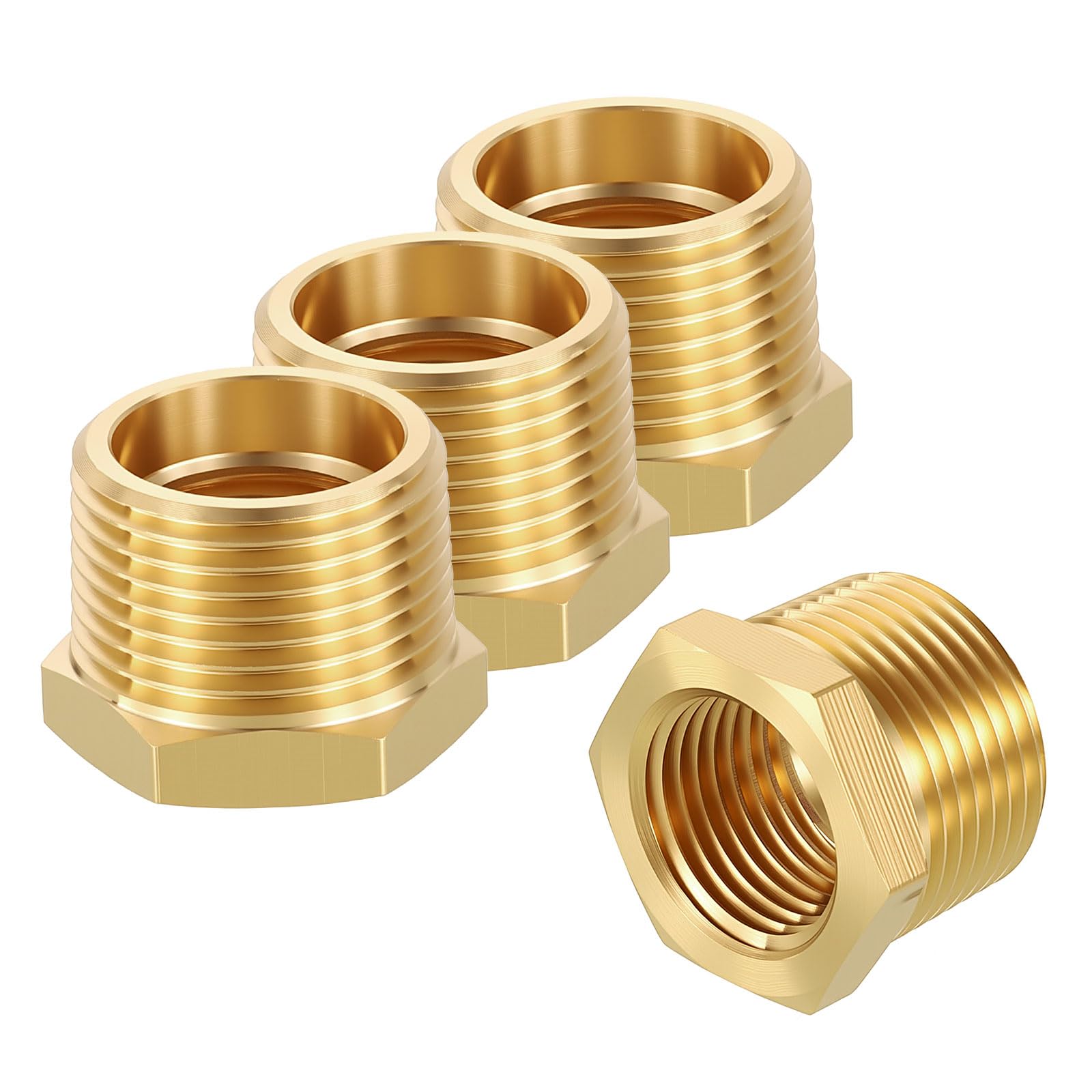 Adaptateur 1/2 x 3/4 NPT lot de 4 raccords mâles femelles pour transfert de fluide