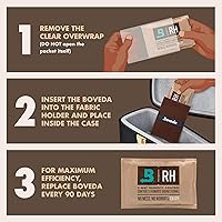 Vista 2 de Boveda Instrumentos musicales de madera, control de humedad de 2 vías RH, 49% RH, tamaño 67 para instrumentos de madera, protege todos