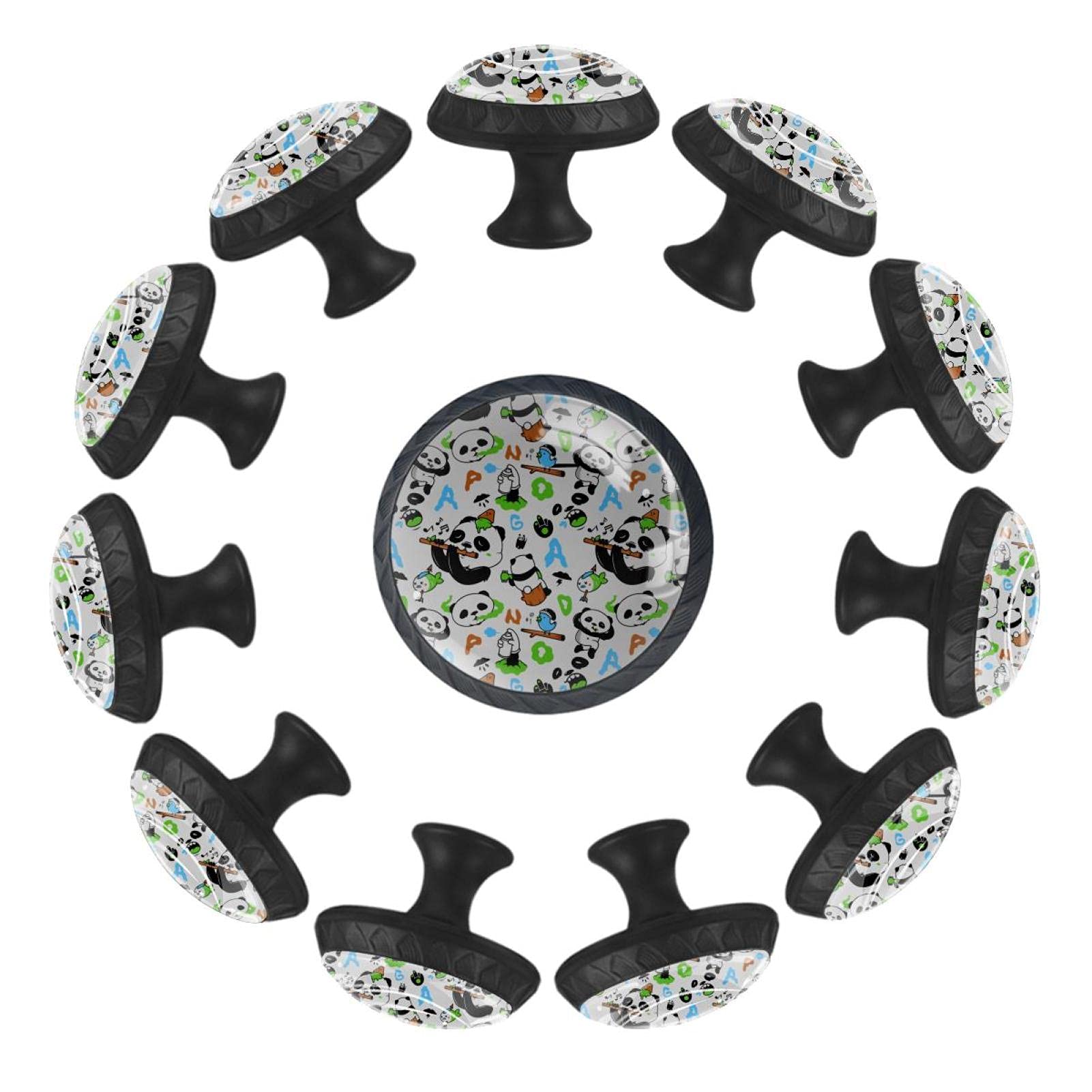 Boutons de tiroir Panda 35mm poignées adhésives pour réparer un meuble sans percer