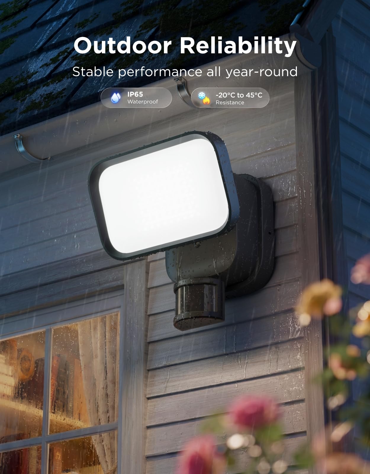 Govee Outdoor Flood Light - Motion Sensor & Color Changing -7