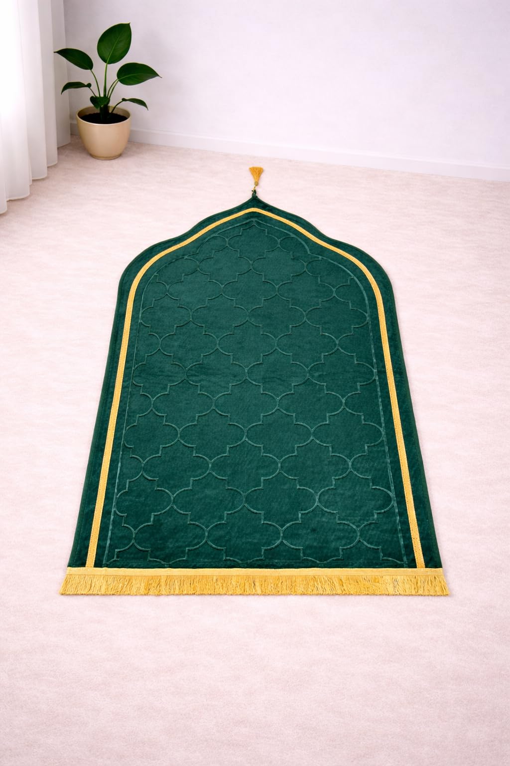 Janamaz Prayer Mat - Turkey Velvet, Aasan Comfort -10