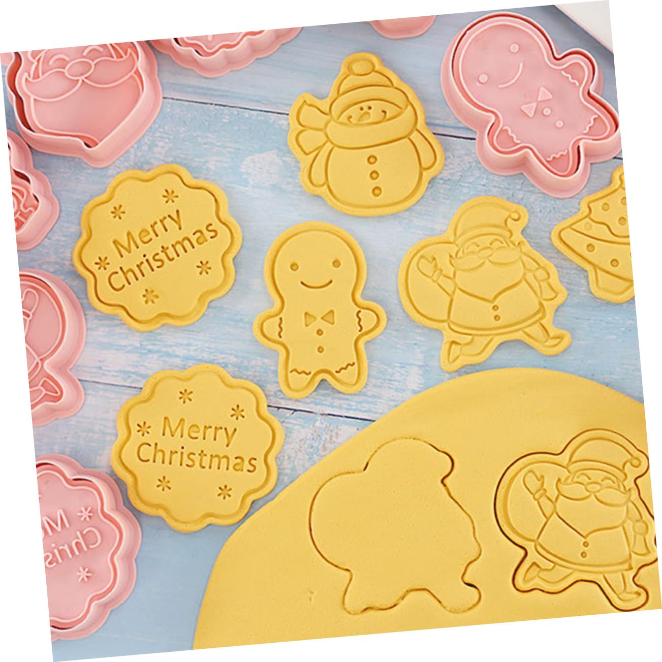 TOPBATHY 32 Pièces Emporte-pièces de Noël emporte-pièces de style de Noël emporte-pièces réutilisables matrice de decoupe moule de noel adorables moules à biscuits moule à biscuits pp