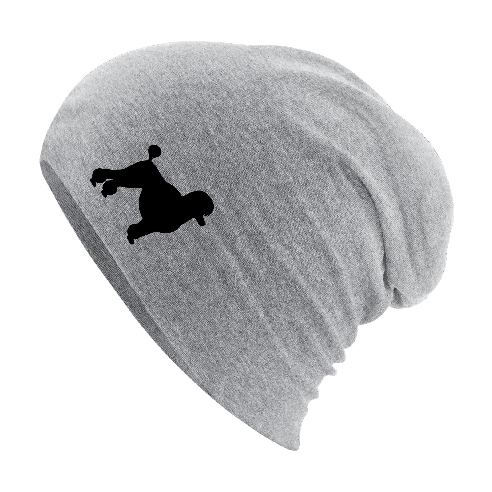 Huuraa Unisex Heather Grey Winter Hat Poodle Gift Hat Poodle Accessory